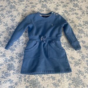 Polo Ralph Lauren Blue Fleece Sweater Dress Size 4T